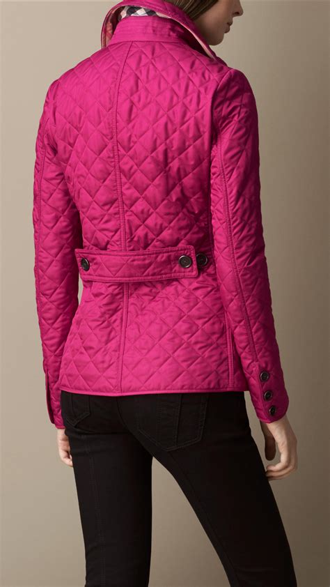 pink burberry jacket